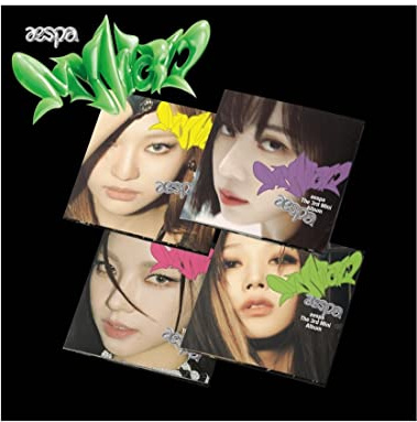 aespa - 3rd Mini Album MY WORLD (Poster Ver.) CD+Extra Photocards+Folded Poster (Random ver., + Folded Poster)
