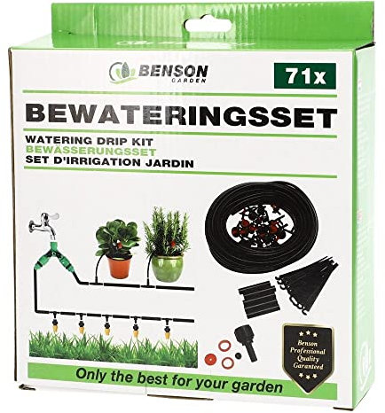 Bewässerungssystem Bewässerungsset 15 m Hochbeet Tropfbewässerung Bewässerung Garten Balkon Tröpfchenbewässerung Tropfschlauch