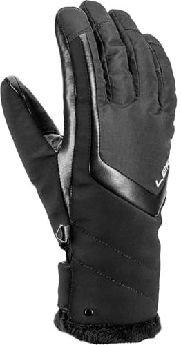 LEKI Damen Stella Handschuhe, Black, EU 8