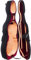 Schiuma Custodia per Violoncello 4/4 Classic Nero, Bordeaux - Beige M-case