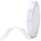 G2PLUS Weiß Satinband 10mm, Dekoration Geschenkband, 22m Schleifenband zum Bastel, Weiß Satin Dekoband für Geschenkverpackung, Dekoration