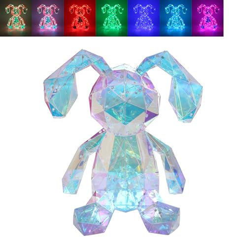 Lesser & Pavey Starlightz LED USB Rabbit Night Lights | Gift for Your Loved Ones | Living Room Décor Night Lamp | Decorative Night Lights for Home & Office