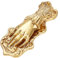 DELORIGIN Clip de Livre en Forme de Main de Dame Vintage en Métal Doré Porte Livre Papier Porte Page Clip 3D Signets Junk Clip Book Clip pour Cahier D'Exercices D'Étudiants