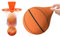 Esoes Silent Basketball,Basketball Indoor,Lautloser Basketball,Unbeschichteter Trainingsschaumball,mit Reißverschlussabdeckung Mute Ball für Zuhause,Soft Basketball Indoor (24cm)