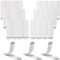 Rusoz 24 Strisce Appendi Quadri Senza Chiodi, 12 Paia Attaccare Quadri Senza Chiodi 20mm x 70mm Strisce Appendiquadri Stretch Adesivo per Quadri, Cornici, Decorazioni Natalizie e Poster