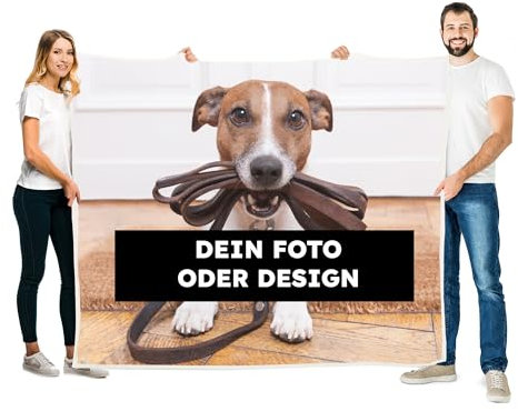 Cimpress Fotodecke Personalisiert, Fleece Decke mit Bild oder Eigenem Foto, Kuscheldecke Waschbar, Bedrucken möglich, Erhältlich in Größe 152x203cm (B x H, Horizontal)