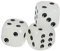 QUMIIRITY Leuchtende Spielwürfel 16mm Schwarze Punkte Akryl Würfel Für Brettspiele Party Und Glücksspiel Selbstleuchtend Und Farbenfroh