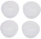 SOESFOUFU 4 Pack Plastic Toilet Bowl Screw Covers White Bolt Cap Covers for Home Bathroom Toilet Anchor Screw