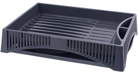 BranQ Home essential ELBA Abtropfkorb in Anthrazit, BPA-freie