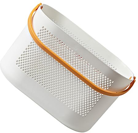 LIFKOME Cesta De Almacenamiento De Plástico Para Cesta De Ducha Portátil Con Asas Cesta De Organización Para Artículos