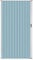 Ziehharmonika-Schiebetür, 60 x 203 cm, Polyester, für Schrank, Waschküche, Küche, Raumteiler