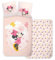 Disney Parure de lit Minnie Mouse pour enfants - Housse de couette 100 % coton 100 x 140 cm et taie d'oreiller 40 x 45 cm pour lit d'enfant | Tissu naturel doux | Linge de lit dessin animé pour filles