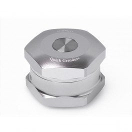 Quick Grinder v3 Original, macinino da cucina, colore: alluminio argento