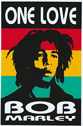 Bienpatch Bob Marley XL Aufkleber/Sticker One Love