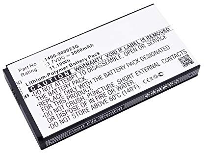subtel, Battery Barcode Scanner compatible with Unitech PA700, PA720, PA700MCA (3000mAh, 3.7V)