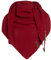 KNIT FACTORY - Dreiecksschal Coco - Damen Strickschal mit Wolle - Umschlagtuch für den Herbst und Winter - Winterschal - Dreieckstuch - Hochwertige Qualität - XXL Schal - 190 x 85 cm - Bordeaux