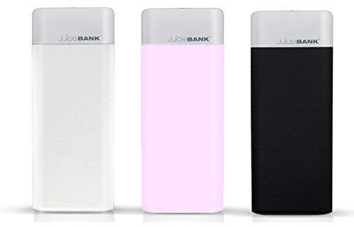 Juice Bank 6000mAh Li-Polymer Portable Faux Leather PowerBank, Assorted Colours