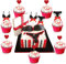 Regendeko Junggesellenabschied Bachelorette Party Mädchen Kuchendekoration Cupcake Toppers Geburtstagskuchen Deko Tortendeko
