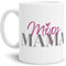 PfotenSchild Tasse für Hundebesitzer - Hunderassen Mama - Persönliche Geschenkidee - Hundetasse für Hundemamas Mops - 300 ml