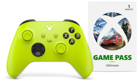 Xbox Wireless Controller – Volt + Game Pass Ultimate 1 Month