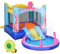 Outsunny Castillo Hinchable para Niños de +3 Años con Tobogán Cama de Salto Piscina Incluye Inflador y Bolsa de Transporte para Interior Exterior 360x175x180 cm Multicolor