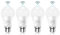 Torkase PIR Motion Sensor Light Bulb, 13W B22 Bayonet Smart Light Bulbs, 5000K Cool White Infrared Lamp, Auto On/Off Motion Sensor Lights Indoor Outdoor Bulbs for Garage, Bathroom, Hallway, 4 Pack