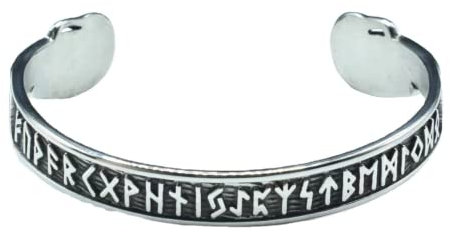 JAOYU Vikings Bracelet Men Ragnar Silver Viking Bracelet Celtic Cuff Bracelet Valknut Fenrir Bracelet Nordic Bracelet Women
