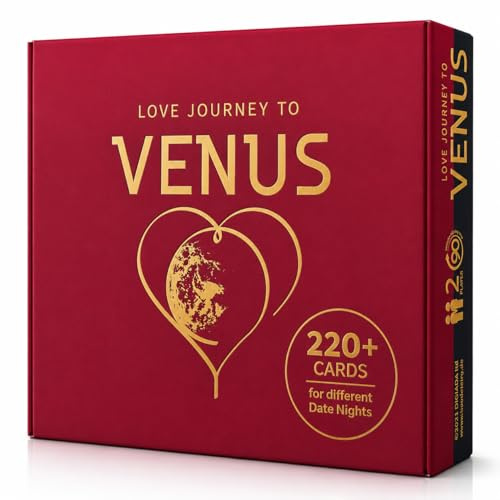 The Board Game for More Sex, Passion & Deeper Connection – LOVE JOURNEY TO VENUS® | Erotic Couples Game with 220+ Cards | Developed with Sex Expert Sandra Spick | Sexy Gift for Couples