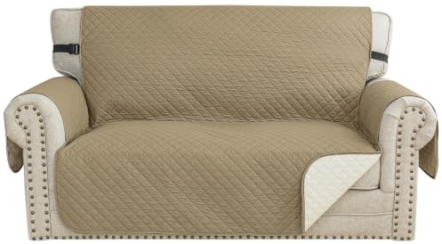 CYCMACO Universal Sofa Überzug rutschfest 2 Sitzer, Khaki