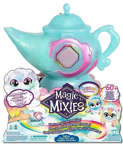 Magic Mixies Magic Lamp, Color Azul/Oro (Moose Toys MS14835)