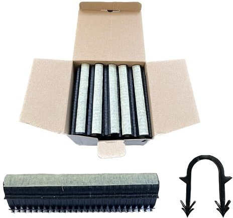 KELLER Tackernadeln für Fußbodenheizung 10000 Stück 40mm | Fußbodenheizungsrohr | für Fussbodenheizung Rohrhalter | Nadeln für Rohr | Clips
