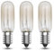 EASYIVY 15W E14 Mini Wax Warmer Light Bulb, 230V Scentsy Plug in Wax Burner Bulbs Dimmable, 2700K Warm White Small Edison Screw SES Pygmy Salt Lamp Bulb, Scentsy Bulbs for Plug in Warmers, 3-Pack