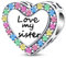 BIZK schwester Charm Anhänger für Armband 925 Sterling Silber Charm Bead Pendant für Europäische Armbänder und Halsketten