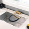XJTNLB Vorfenster Küchenarmatur mit Brause Gebürstetes Gold Dual-Modus Vorfenster Armatur Klappbar Einhebelmischer Küche Wasserhahn Flexibel Küche
