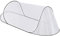 Tente Moustiquaire，Moustiquaire Voyage，Moustiquaire De Lit Pliable，Lit Simple Moustiquaire Pop Up，avec Sac De Rangement De Voyage，Convient pour Camping Chambre à Coucher, ExtéRieur 80 X 200 Cm (Noir)