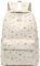 Schulrucksack für Teenager, groß, Cord, leicht, für Mädchen, lässig, für Mittelschule, Universität, 43,2 cm, Reisetasche, Laptoptasche, Blumenmuster, Erdbeere, traditionell, Floral, Cord, Erdbeere