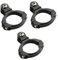 HOMSFOU 3pcs Hero3 Bike Mount -87 Handlebar Camera Mount Aluminum Alloy 30-31.8mm Compatible Compact Design