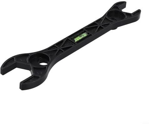 Handliches Sanitärwerkzeug für Wasserrohre und Armaturen, Duschschlüssel mit Wasserwaage