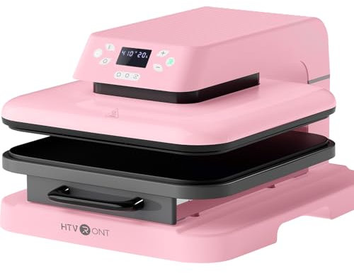 HTVRONT - Automatic Heat Press Machine for T-Shirts, 15x15 Heat Press with Auto Release, Heats Fast and Heat Evenly, Professional Press Machines