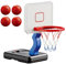 Hobngmuc Kinder-Basketballkorb,Kinder-Basketballkorb,Basketballtor für Kinder | Höhenverstellbarer Kinder-Basketballkorb, tragbares Basketballkorb-Tor, Basketballkorb am Pool