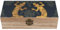 DWTJKMS Gecko Eidechsen Holz-Aufbewahrungsbox, große Aufbewahrungskörbe, dekorative Erinnerungsbox mit Scharnierdeckel, Frontverschluss, Holzboxen zum Basteln, Vintage-Schmuckkästchen, Holz,