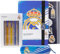 Real Madrid Set Cancelleria Astuccio Matite Taccuino Stickers e Penna per Materiale Scolastico Accessori Ufficio Calcio Regalo Bambino Uomo Adolescent