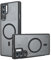 GIOPUEY Case for Nubia RedMagic 9 Pro/9S Pro, Matte PC Back + TPU Bumper Shockproof Phone Cover - Black