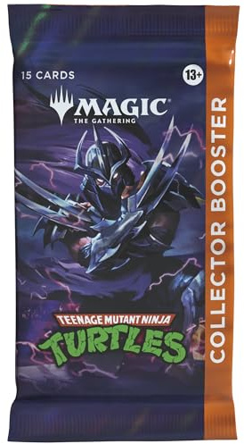 Magic: The Gathering | Teenage Mutant Ninja Turtles - Collector Booster Single Pack (1 Pack) | Collectible Trading Card Game