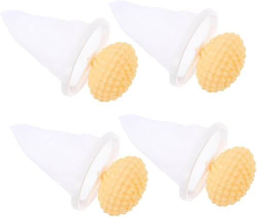 Générique 4 Pièces Filtre Flottant pour Machine à Laver Panier Attrape Poils Animaux Maille et Réutilisable Récupérateur Poils Chien et Chat Protection Lavage