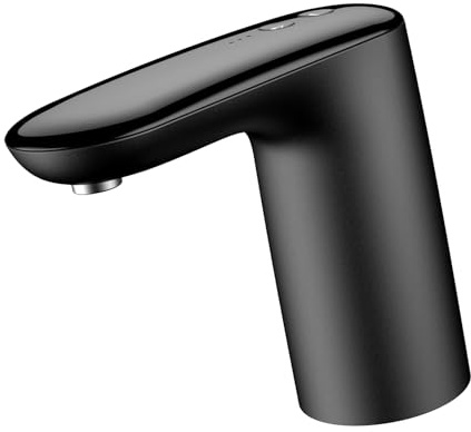 Aumotop Wasserflaschenpumpe, Tragbarer Elektrischer Wasserspender, USB-Aufladung, Automatische Trinkpumpe für die Küche zu Hause, Im Büro, Praktisch und Praktisch, 600 Ml, Schwarz