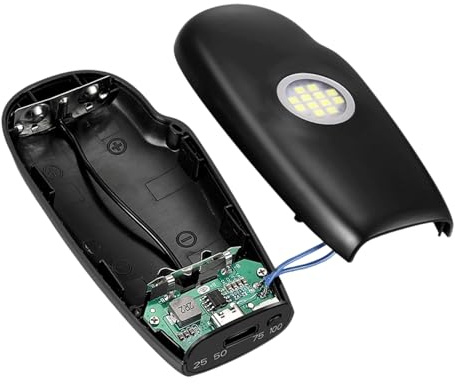 TSMORY Beginner Friendly Detachable 2Battery 18650 Case Quick Assembly Durability Battery Box Safe Power Solution Case