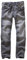 Carlo Colucci Herren Stretch 5-Pocket Trend Jeans Hose Mod. Enrico, Regular Gerade Hellgrau Midgrey Used (33/32)