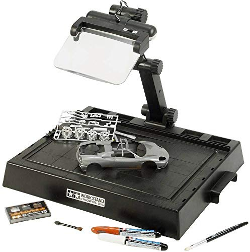 Tamiya 74064 Work Station w/Magnifying Lens, 74064