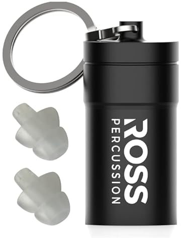 Ross Percussion High Fidelity Drummer Ohrstöpsel – Rauschunterdrückung 19 dB (1 Paar)